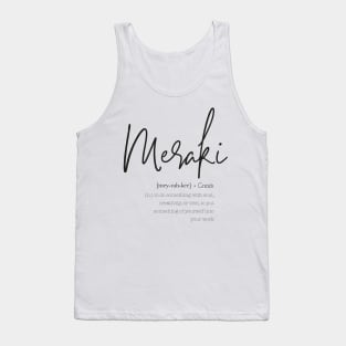 Meraki Tank Top